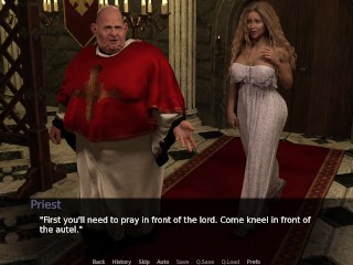 [3D GAME] Project Myriam - steamy wifey Wash Sins in Church with Priest's ball butter