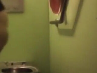 Hiddem webcam restroom urinate