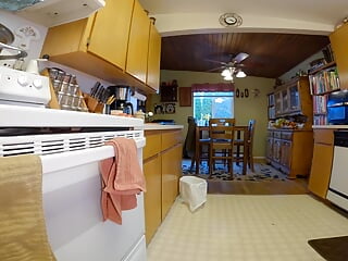 Longpussy, just a tiny kitchen footage.