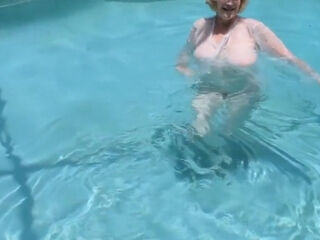 Mature in the pool