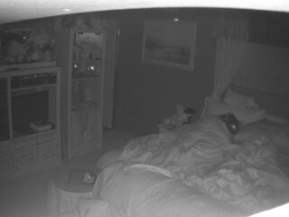 Fledgling wifey caught jacking covert web cam night vision part2