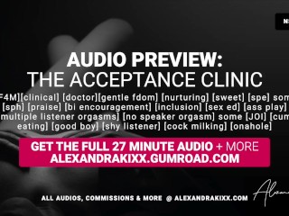 Audio Preview: The Acceptance health center - Your very first Sexual practice